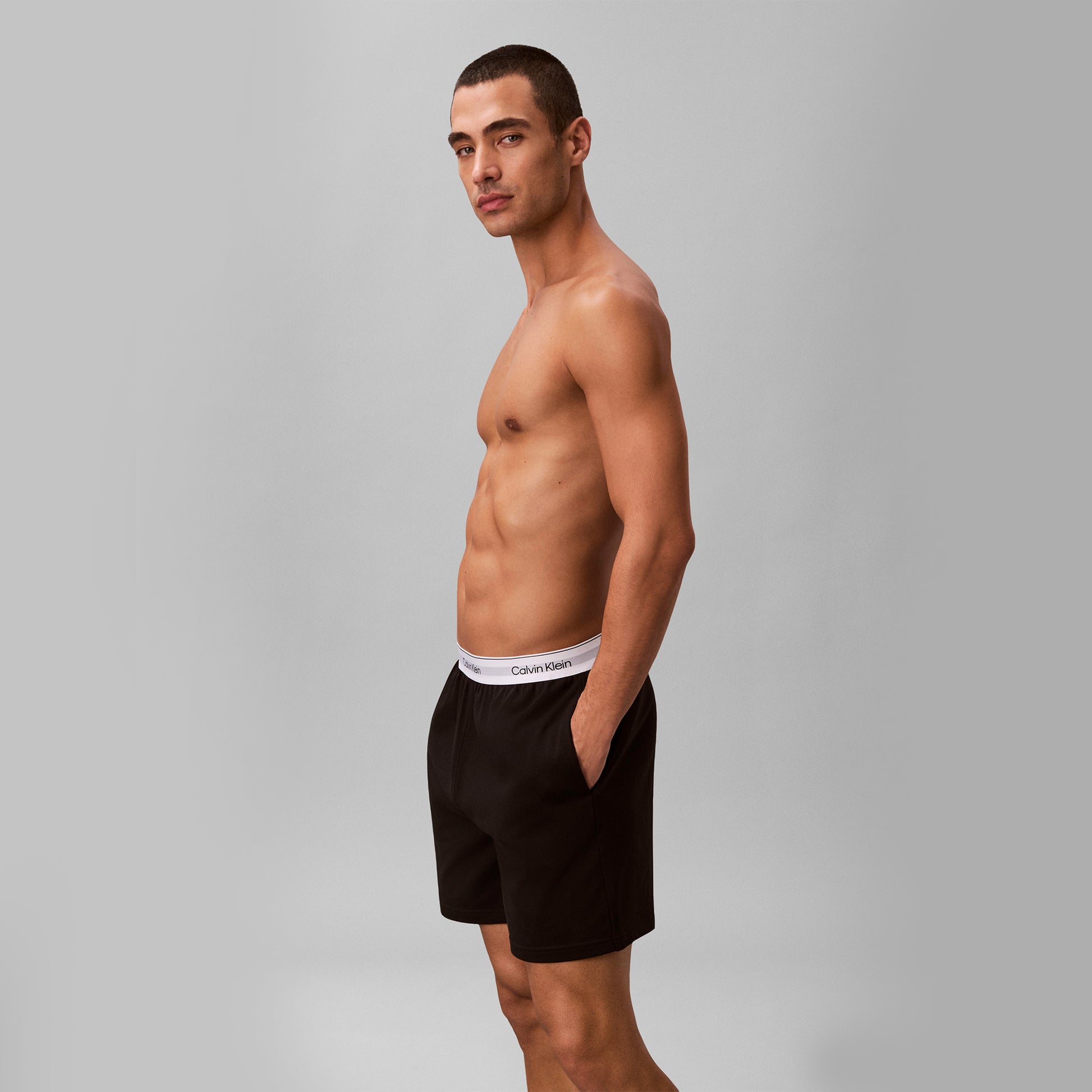 Calvin Klein SLEEP SHORT Mens Shorts Black
