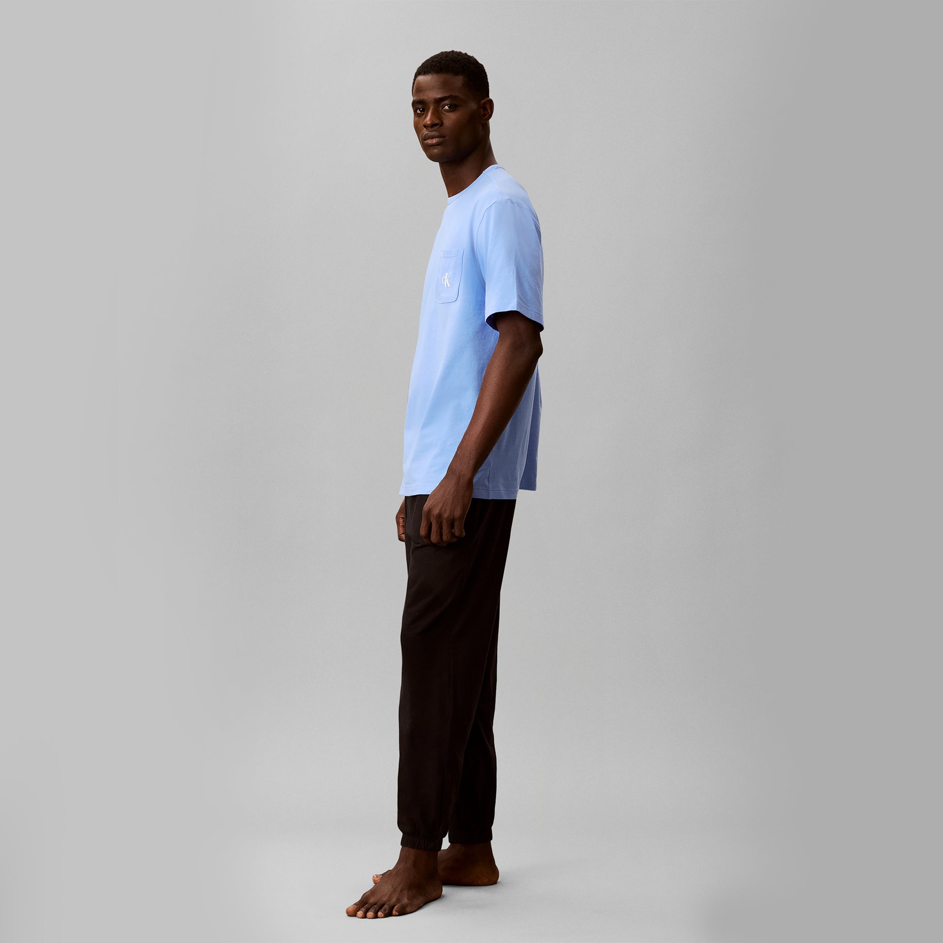 Calvin Klein 2 PACK SS T-SHIRT Mens T-Shirts & Tank Tops Blue Descent