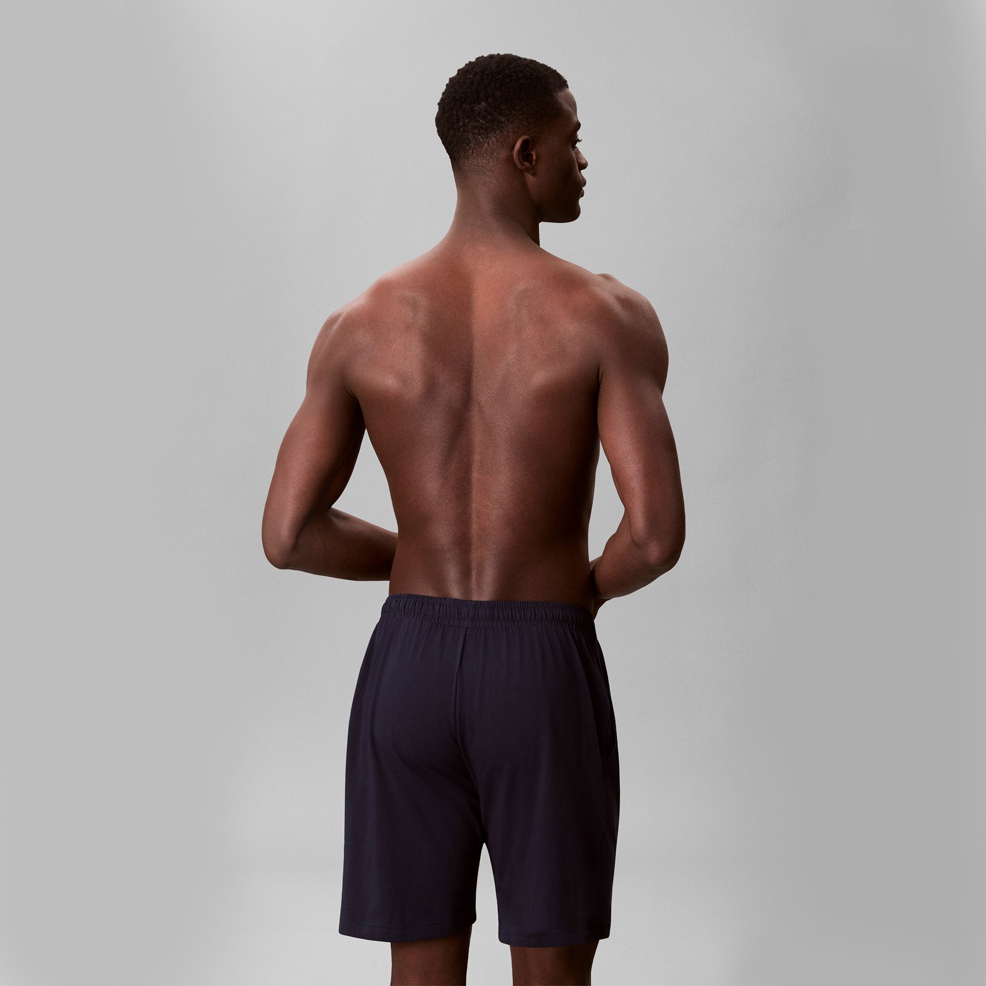 Calvin Klein MONOGRAM SLEEP SHORT Mens Shorts Shoreline