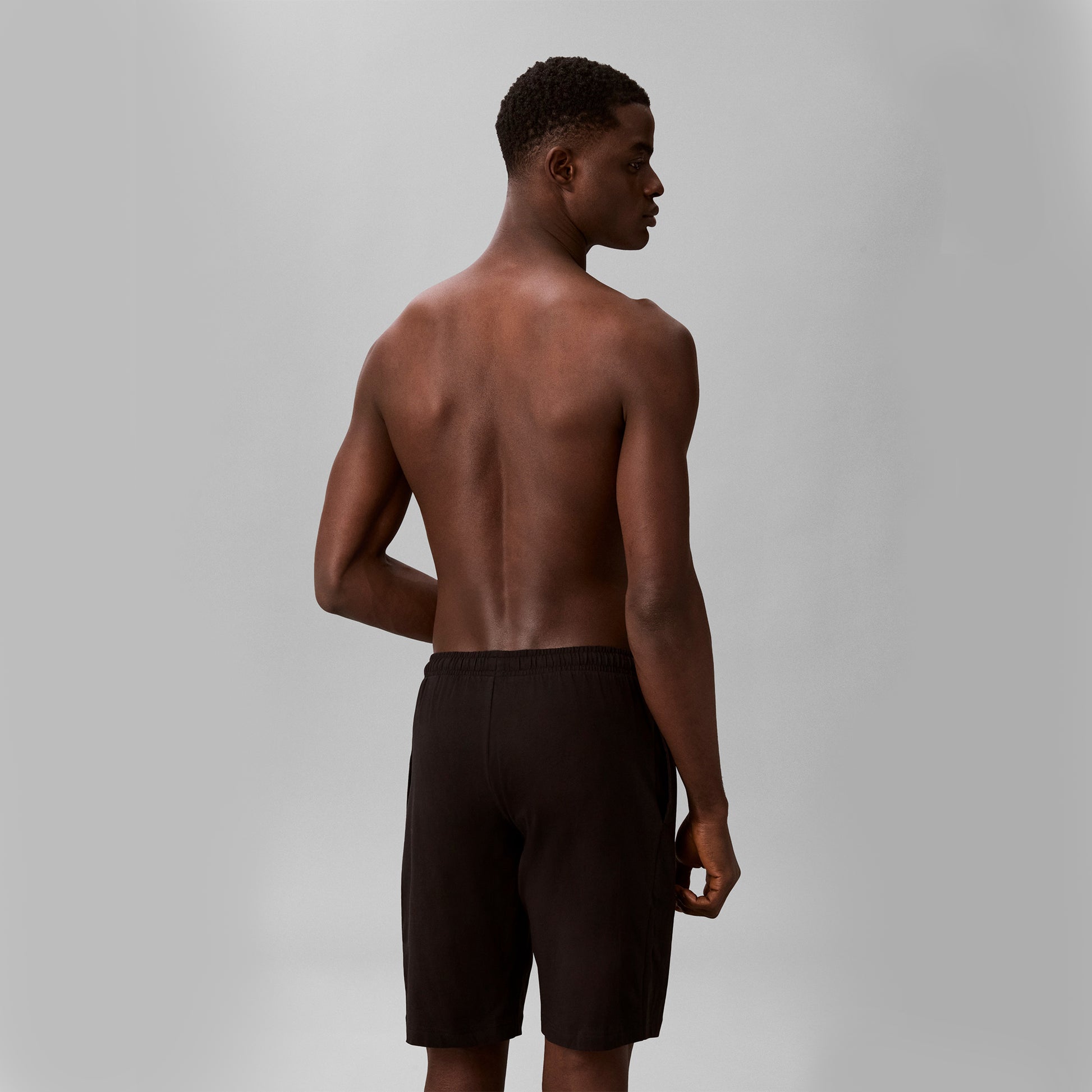 Calvin Klein MONOGRAM SLEEP SHORT Mens Shorts Black