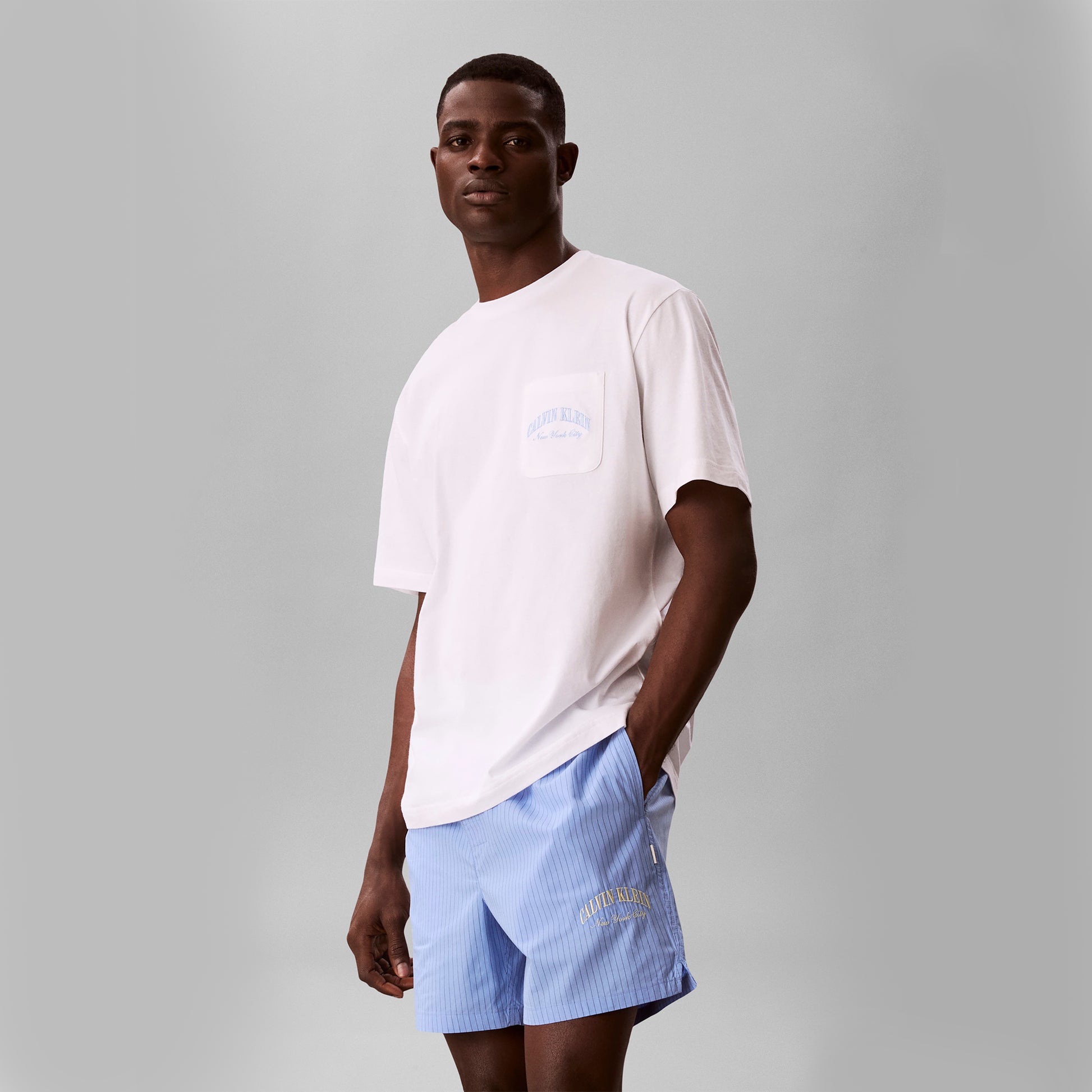 Calvin Klein HERITAGE CREST S/S Mens T-Shirt Multicoloured