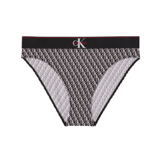 Calvin Klein HIGH WAIST BIKINI Womens High-Waist Briefs Black