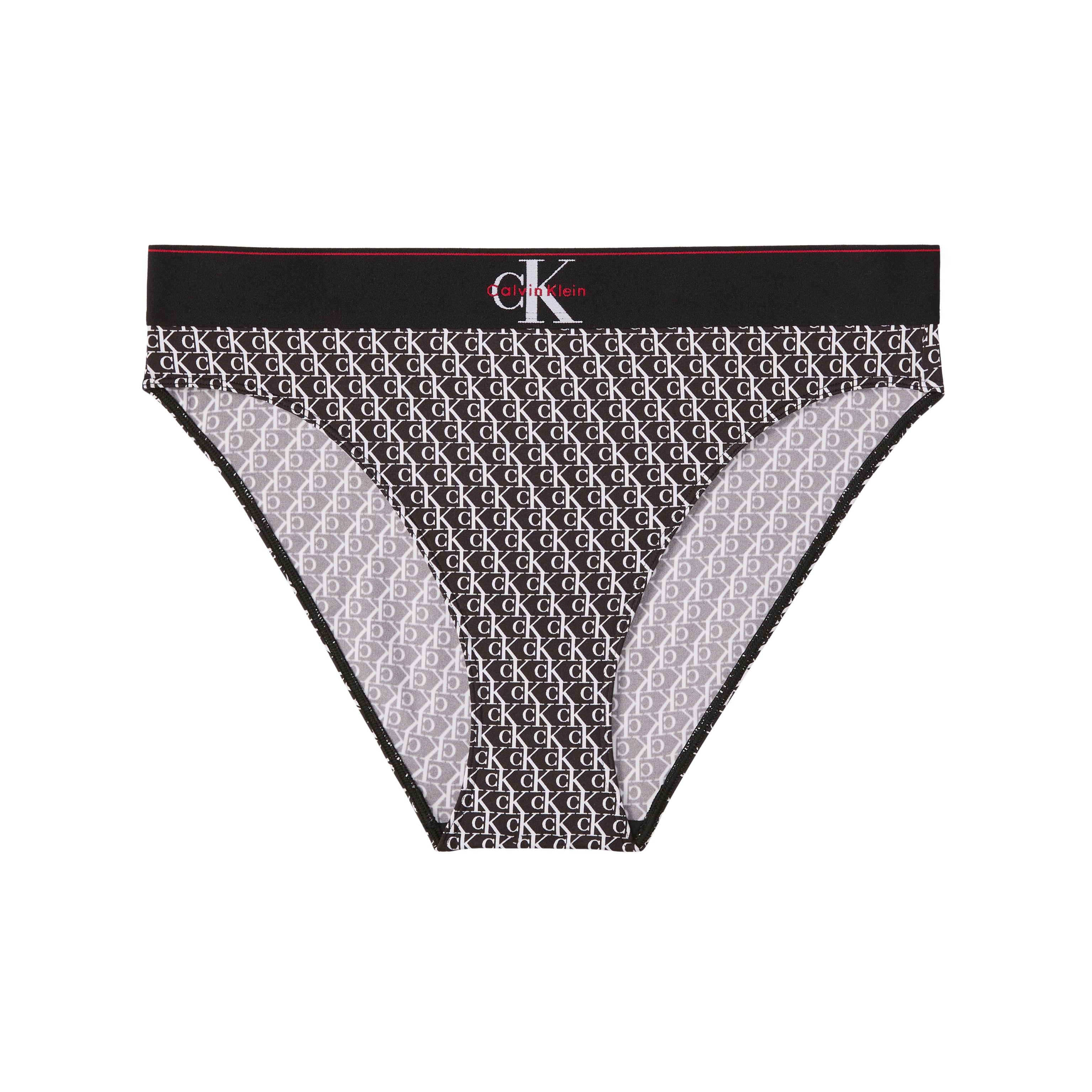 Calvin Klein HIGH WAIST BIKINI Womens High-Waist Briefs Black