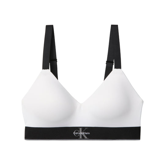 Calvin Klein LIGHTLY LINED BRALETTE Womens Bralette White