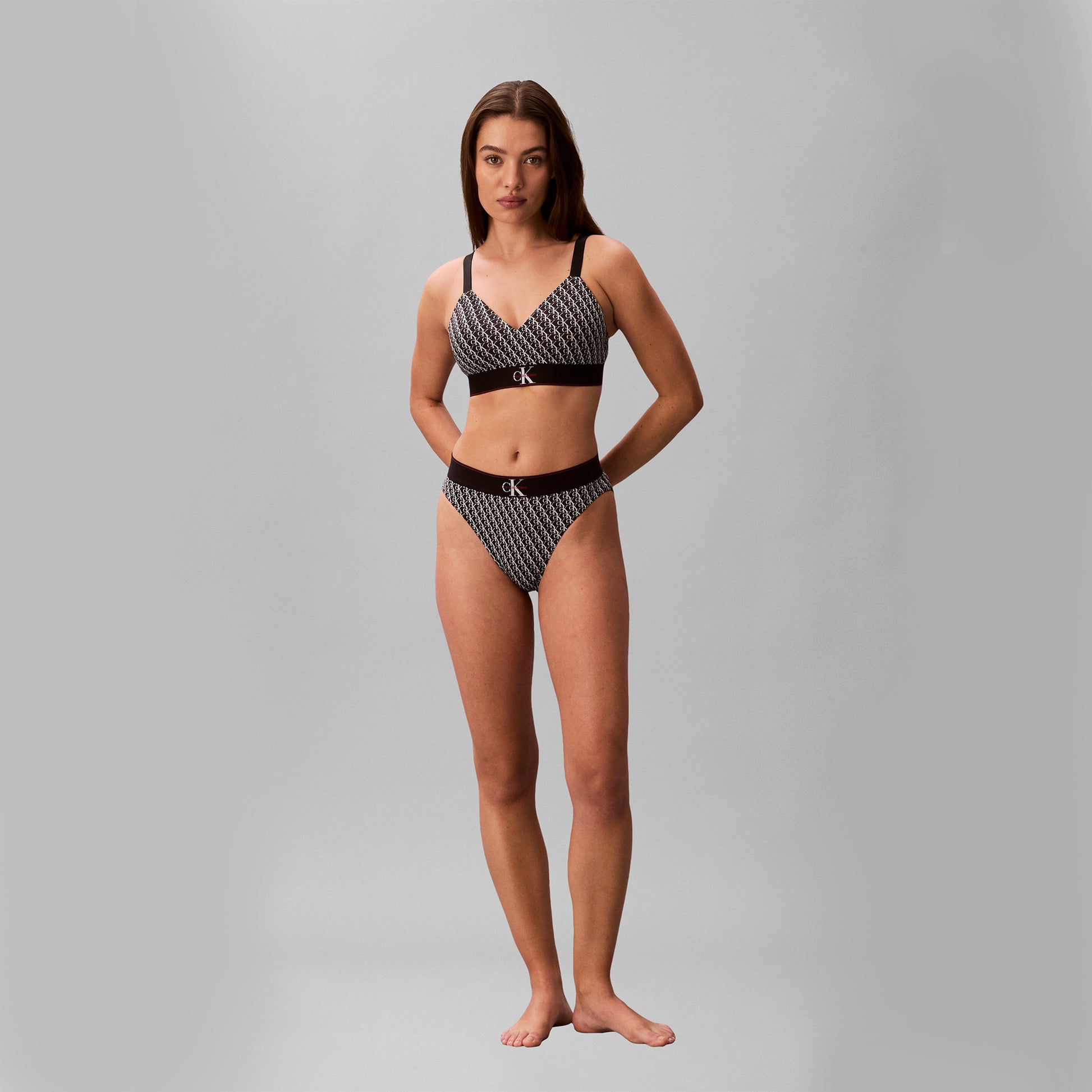 Calvin Klein LIGHTLY LINED BRALETTE Womens Bralette Black