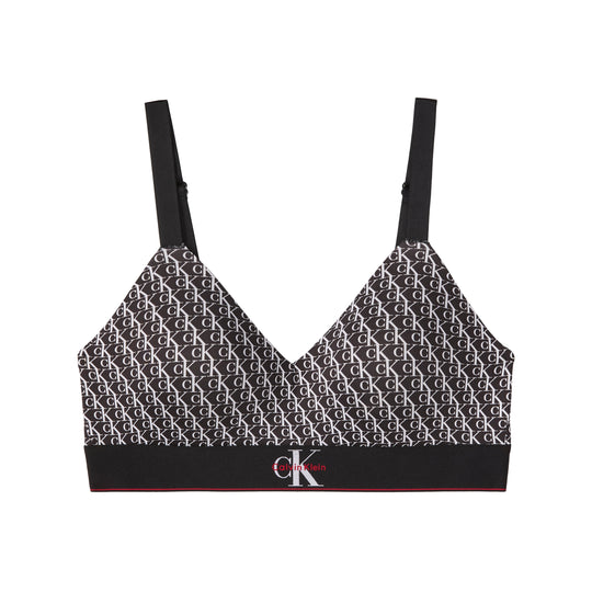 Calvin Klein LIGHTLY LINED BRALETTE Womens Bralette Black