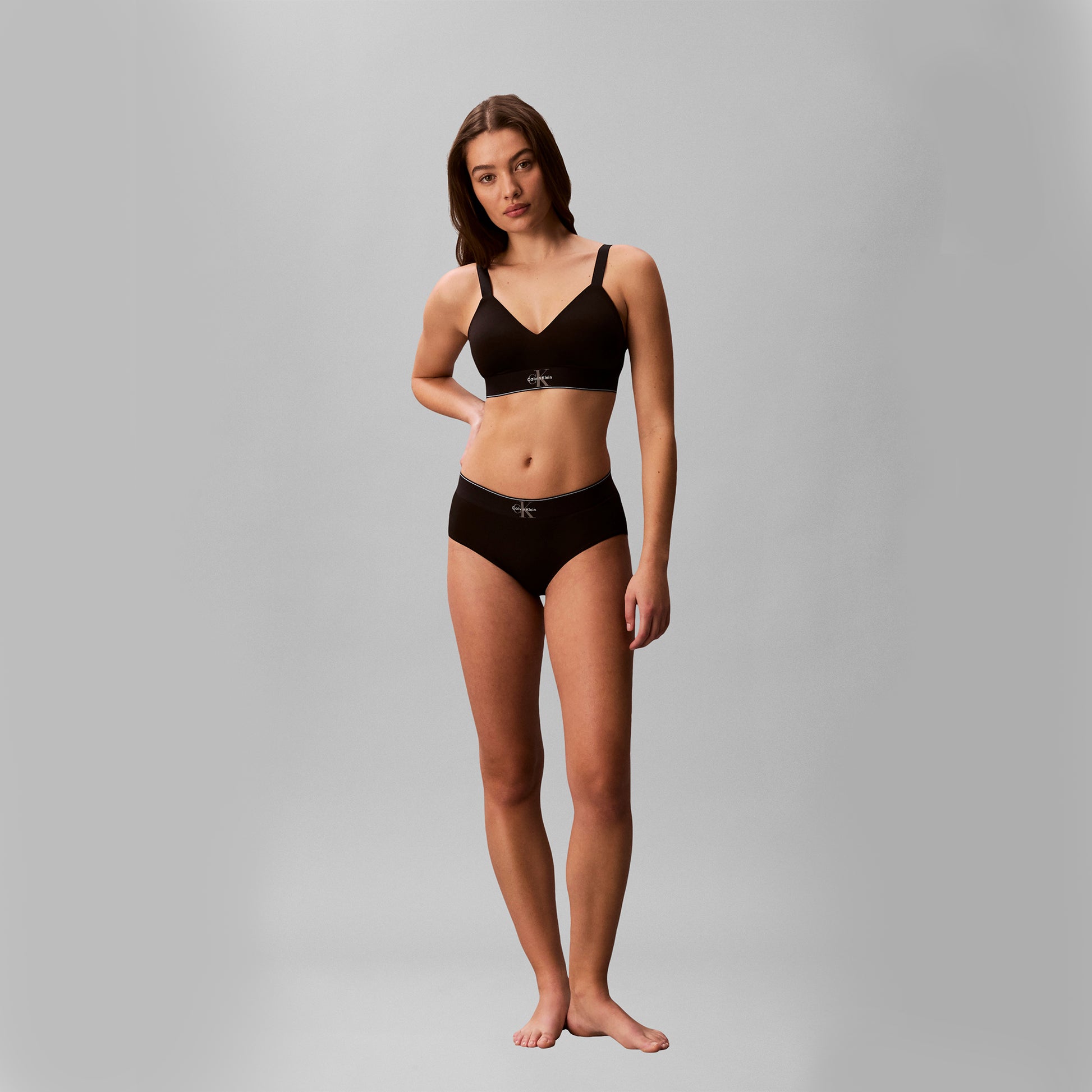 Calvin Klein LIGHTLY LINED BRALETTE Womens Black