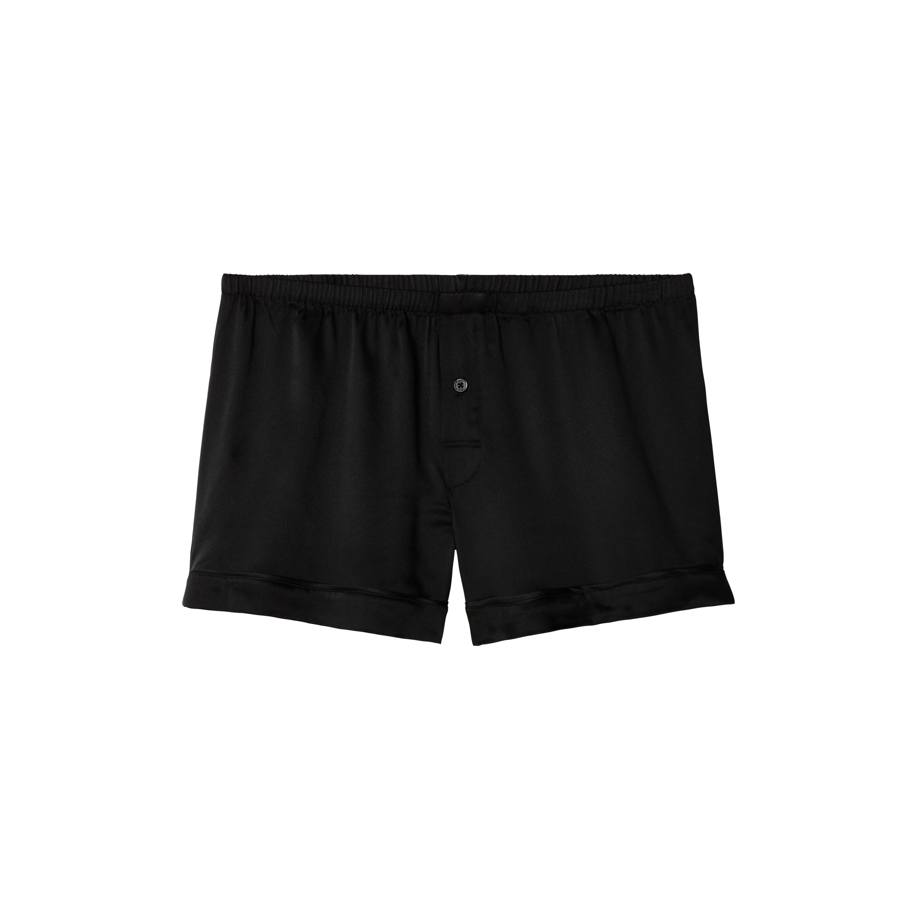 Calvin Klein SATIN SHORT Womens Shorts Black