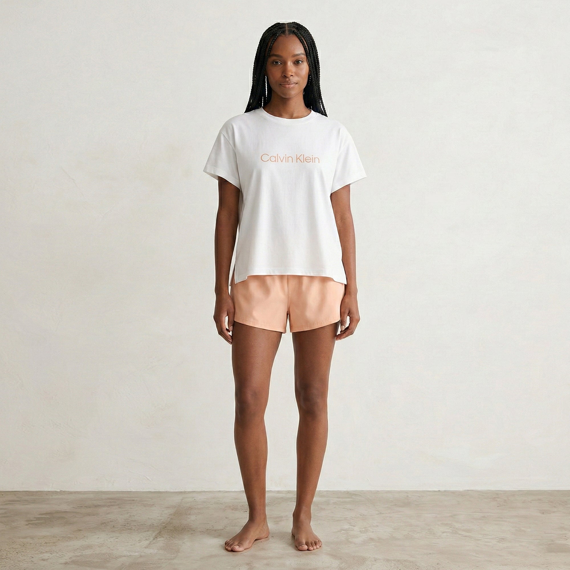 Calvin Klein S/S TEE SHORT SET Womens T-Shirt Multicoloured
