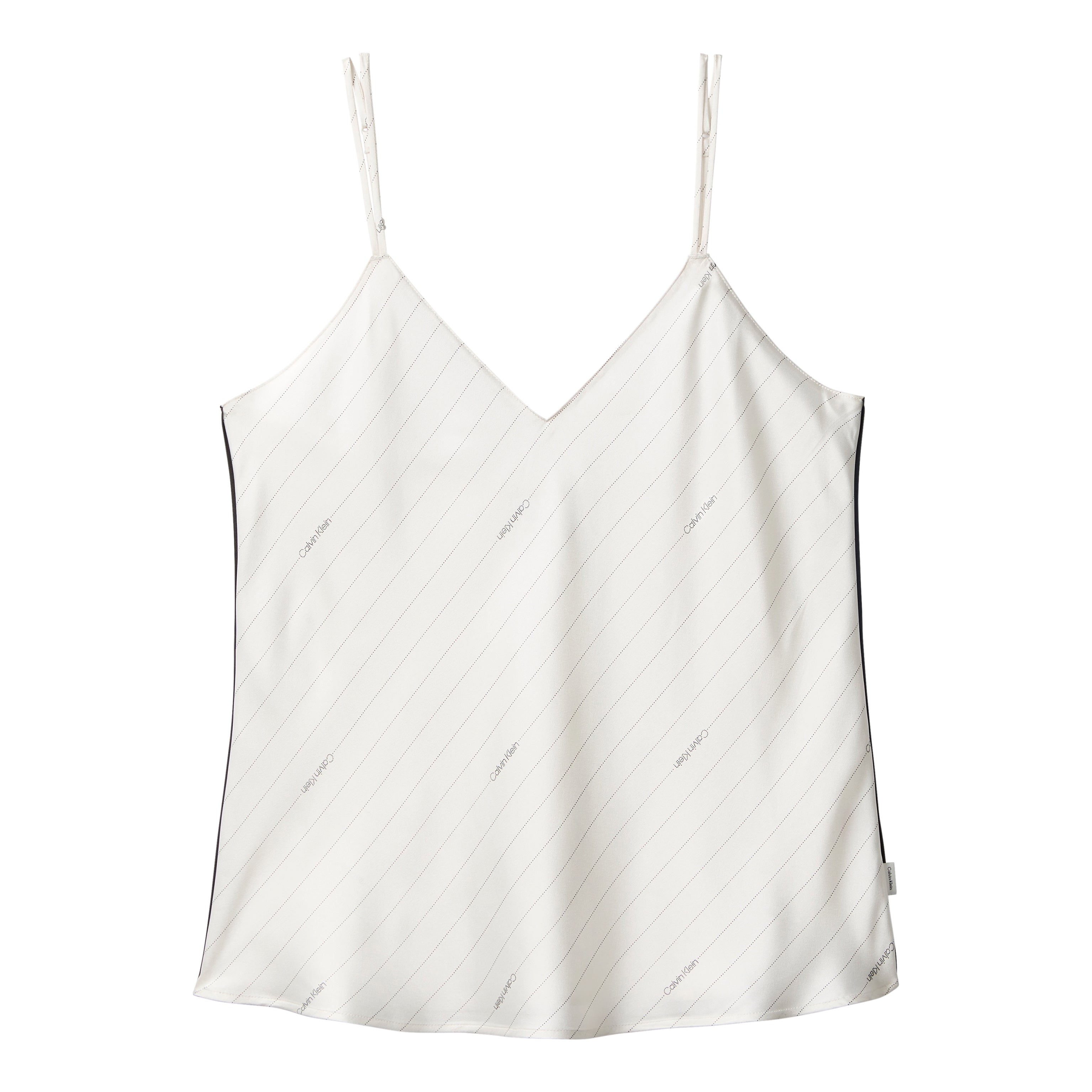 Calvin Klein SATIN CAMI Womens Pyjama Top Ivory