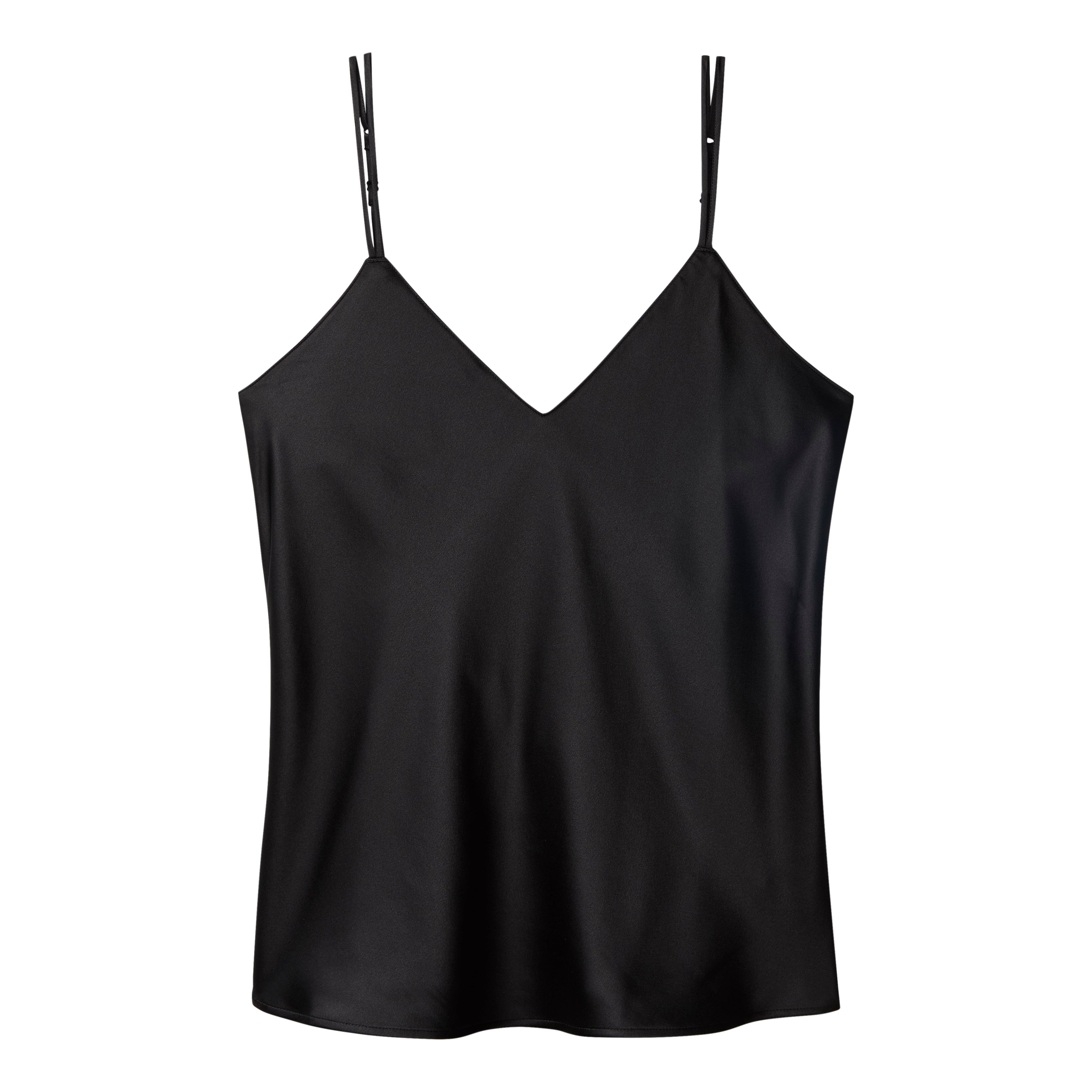 Calvin Klein SATIN CAMI Womens Pyjama Top Black