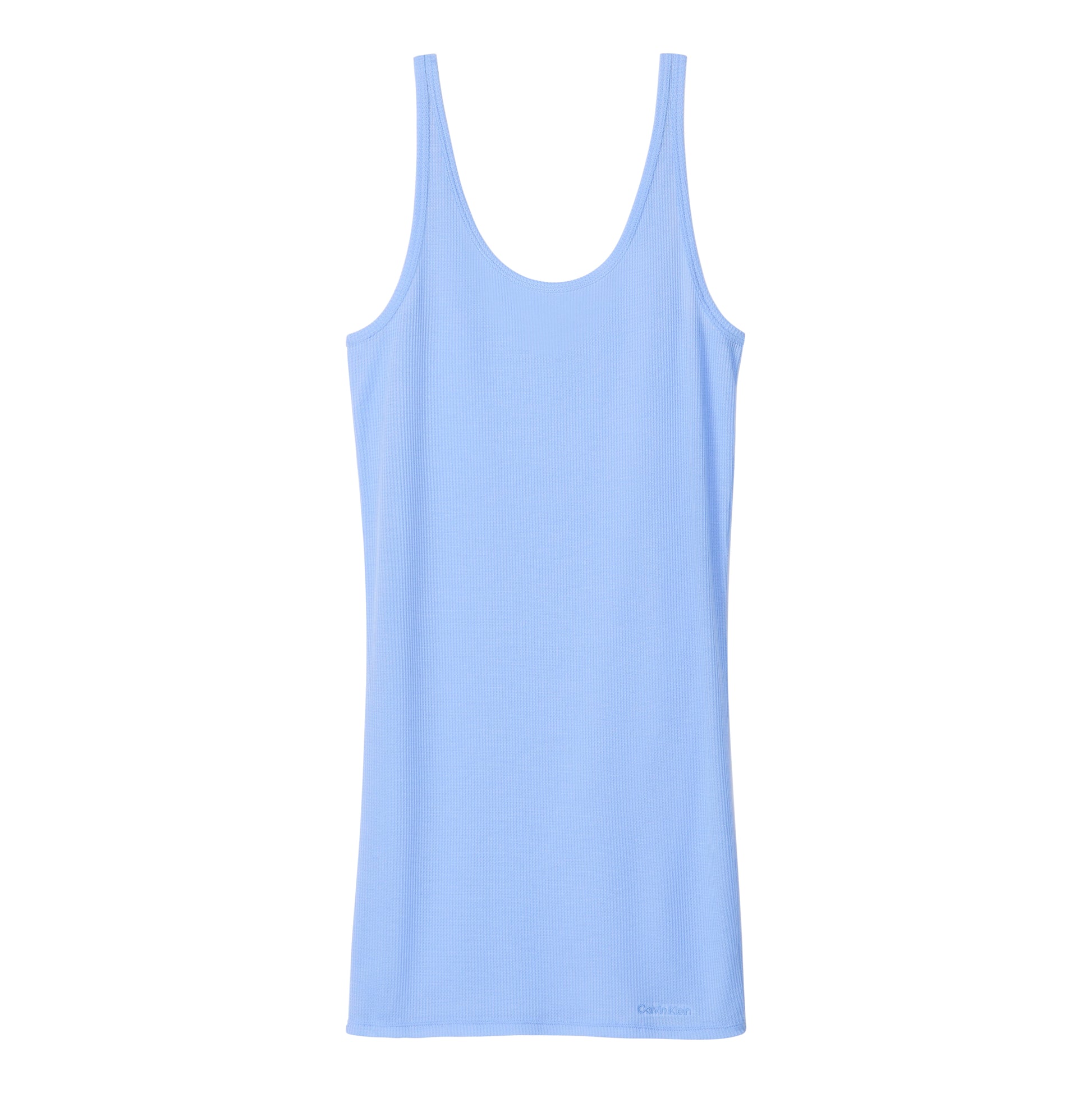 Calvin Klein TISSUE WAFFLE CHEMIS Womens Nightdress Blue Descent