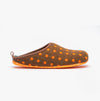 Camper WABI Mens Mule Slippers Brown/Orange
