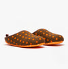 Camper WABI Mens Mule Slippers Brown/Orange