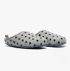 Camper WABI Womens Mule Slippers Grey/Blue