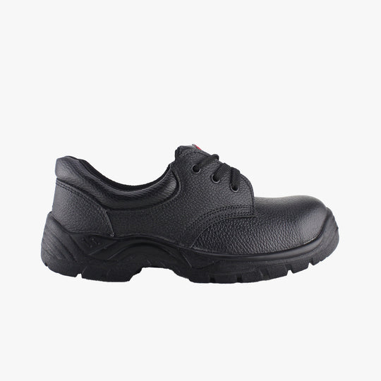 Centek FS337-A Unisex Leather Safety Shoes Black