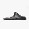 Chaleur MARCO Mens Milled Leather Mules Black