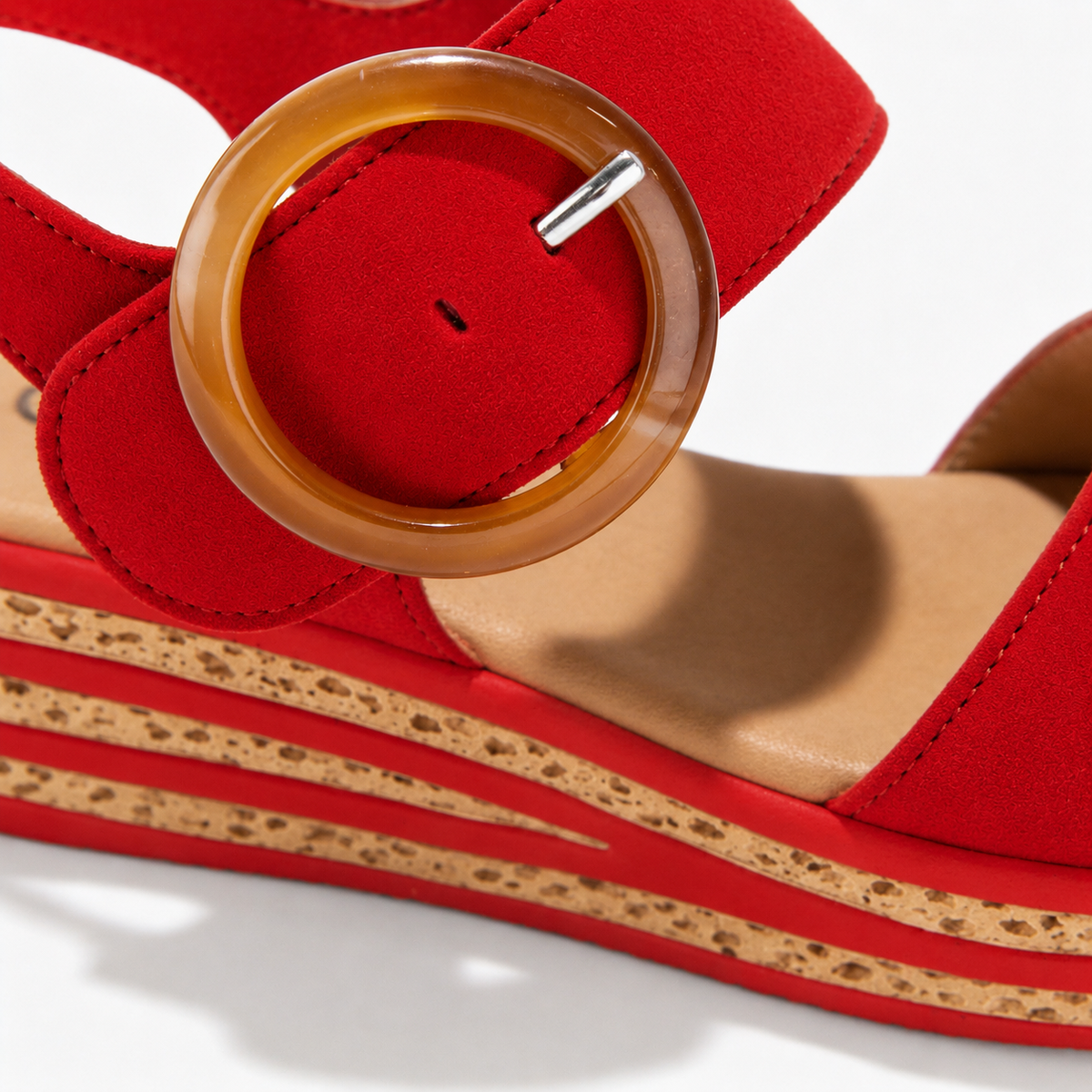 Gabor ANDRE Womens Ankle Strap Sandals Orange