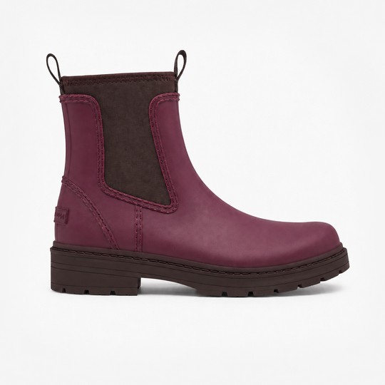 Joules OAKFIELD Womens Chelsea Boots Cherry/Chocolate