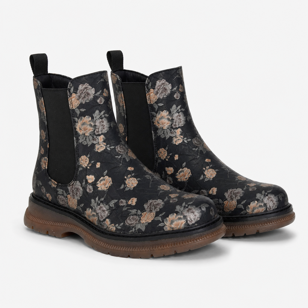 Cipriata JESSICA Womens Ankle Boots Black Multi Floral