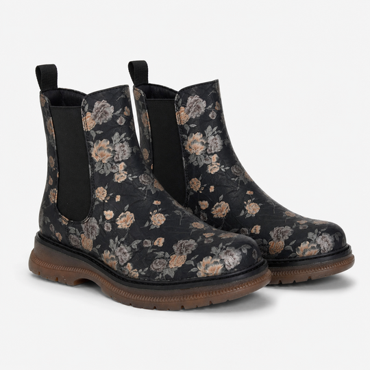 Cipriata JESSICA Womens Ankle Boots Black Multi Floral