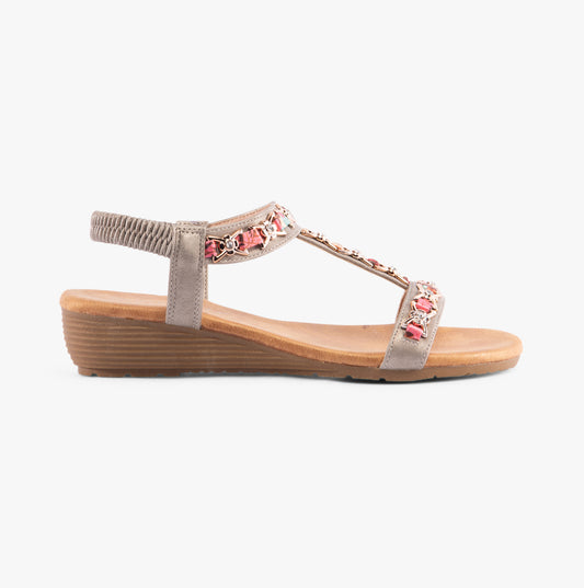 Cipriata LIA Womens Sandals Pewter