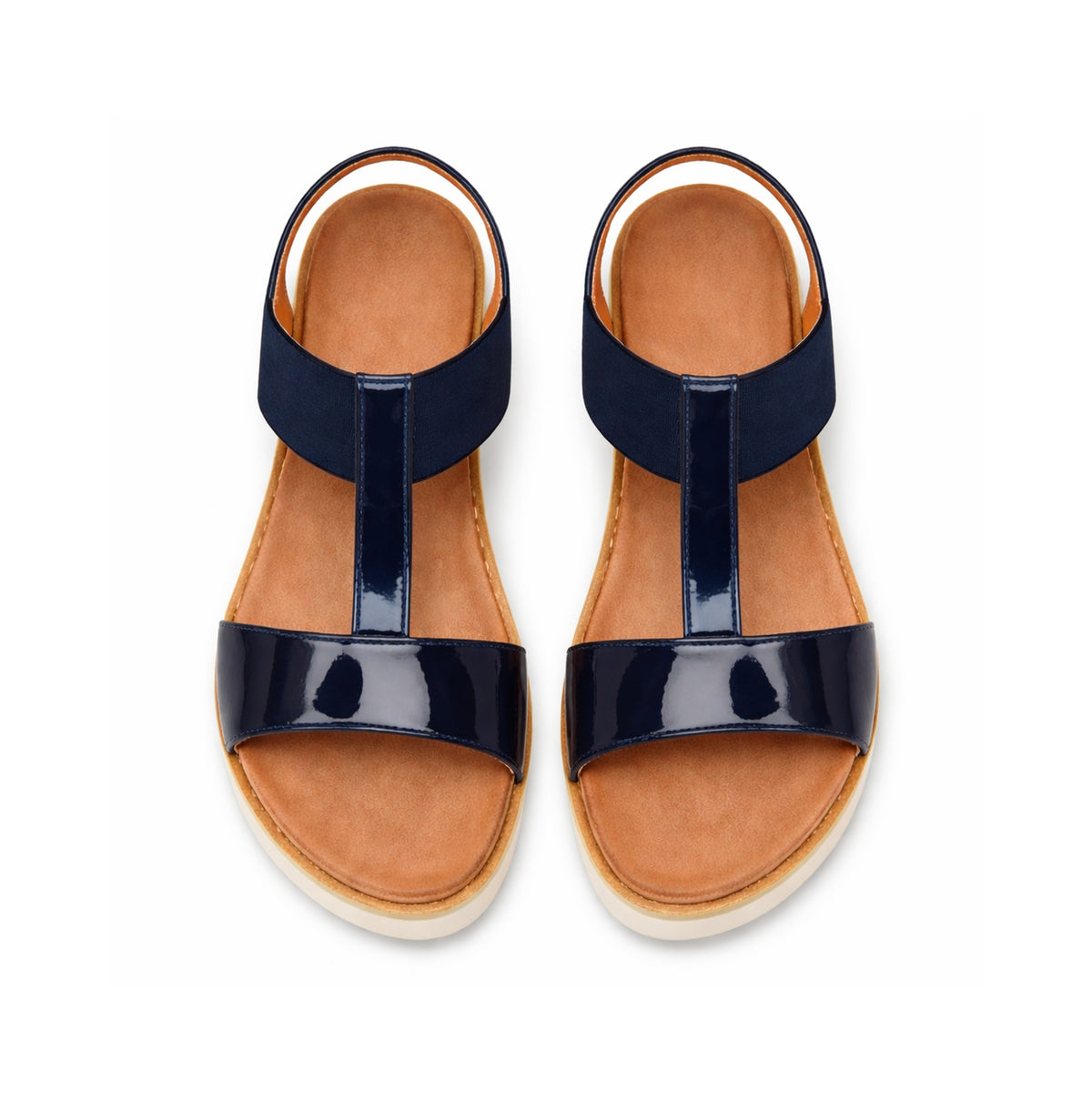 Cipriata ALADINA Womens Slingback Sandals Navy Patent