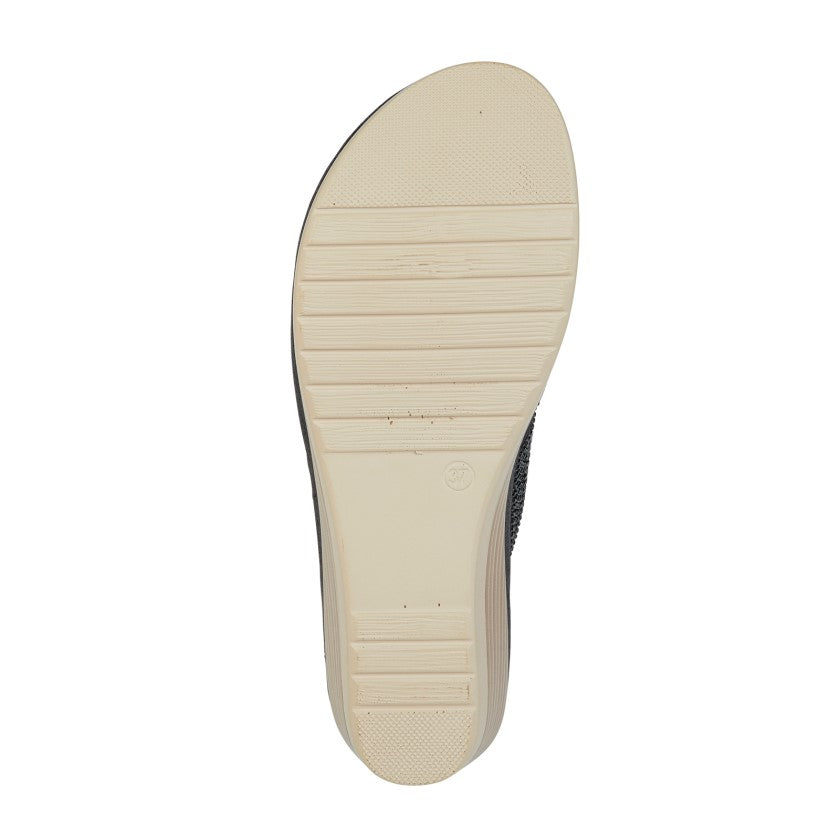 Cipriata SANDRA Womens Toe-Post Sandals Black