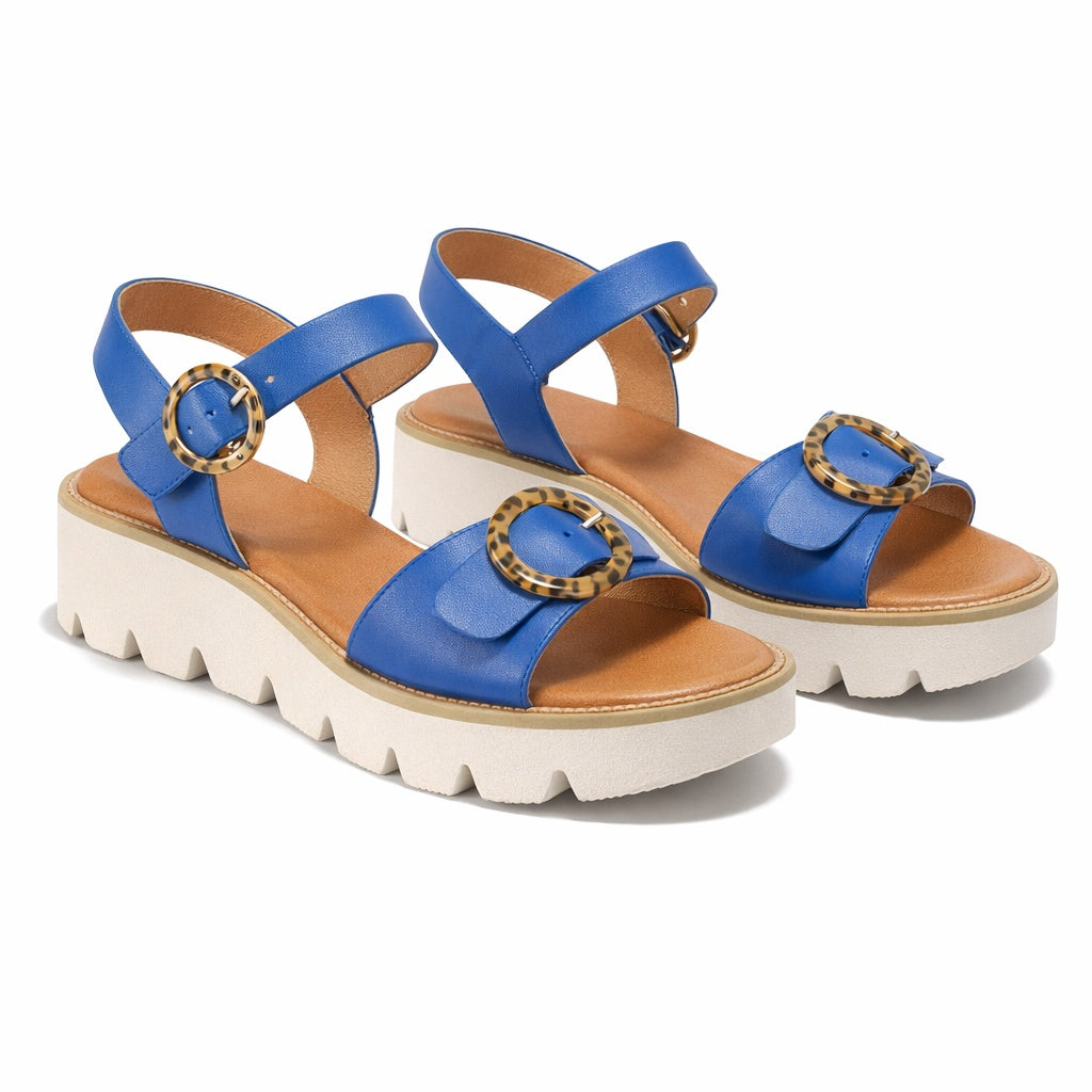 Cipriata MIMI Womens Ankle Strap Sandals Blue
