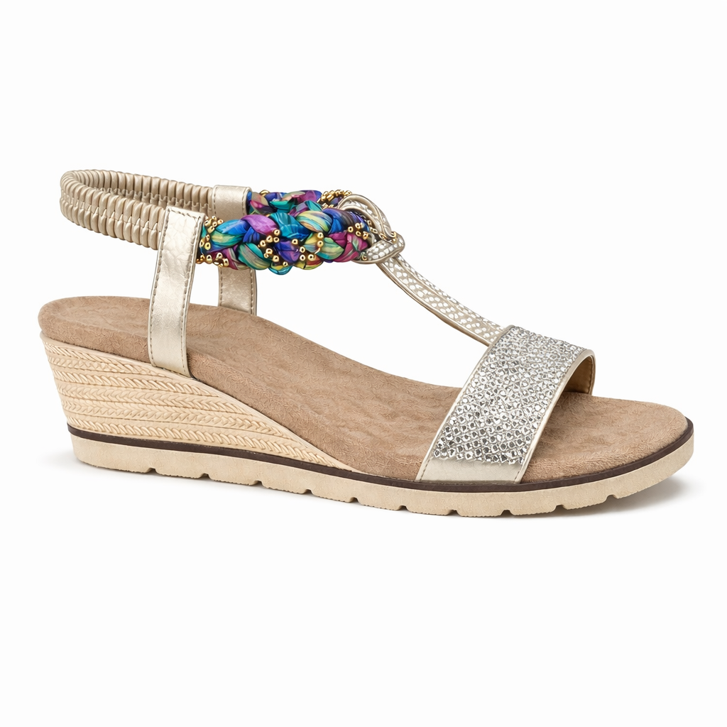 Cipriata GILDA Womens Slingback Sandals Gold