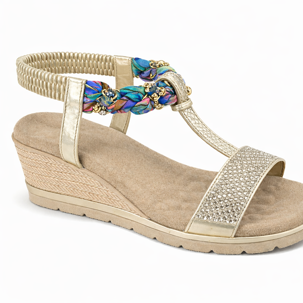 Cipriata GILDA Womens Slingback Sandals Gold