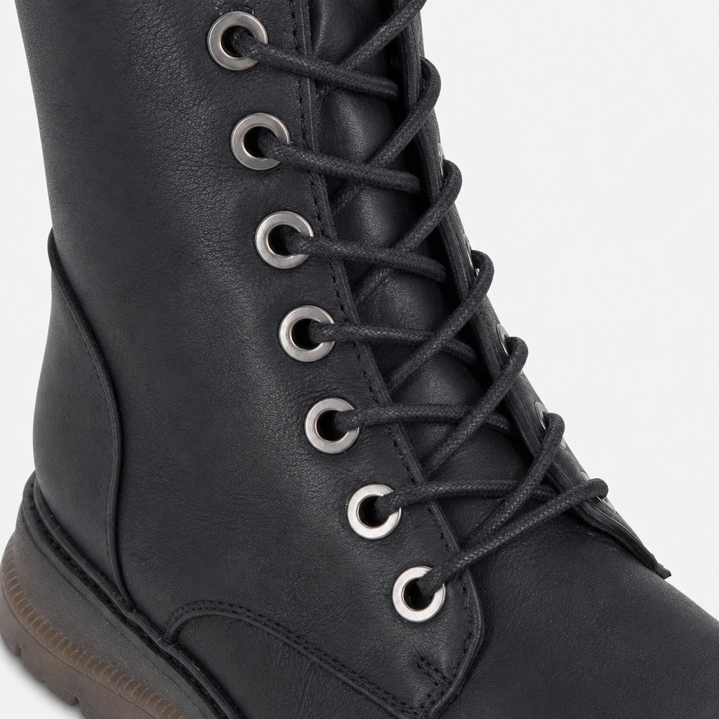 Cipriata ANNETTA Womens Mid Calf Boots Black Matt
