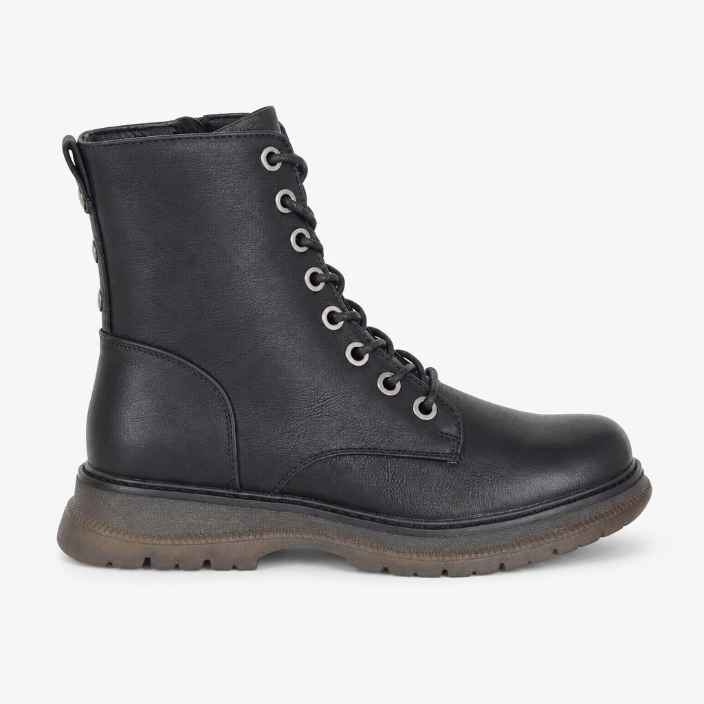 Cipriata ANNETTA Womens Mid Calf Boots Black Matt