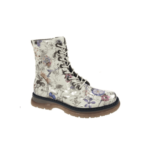 Cipriata  L310LFM Womens Ankle Boots Light Grey/Floral