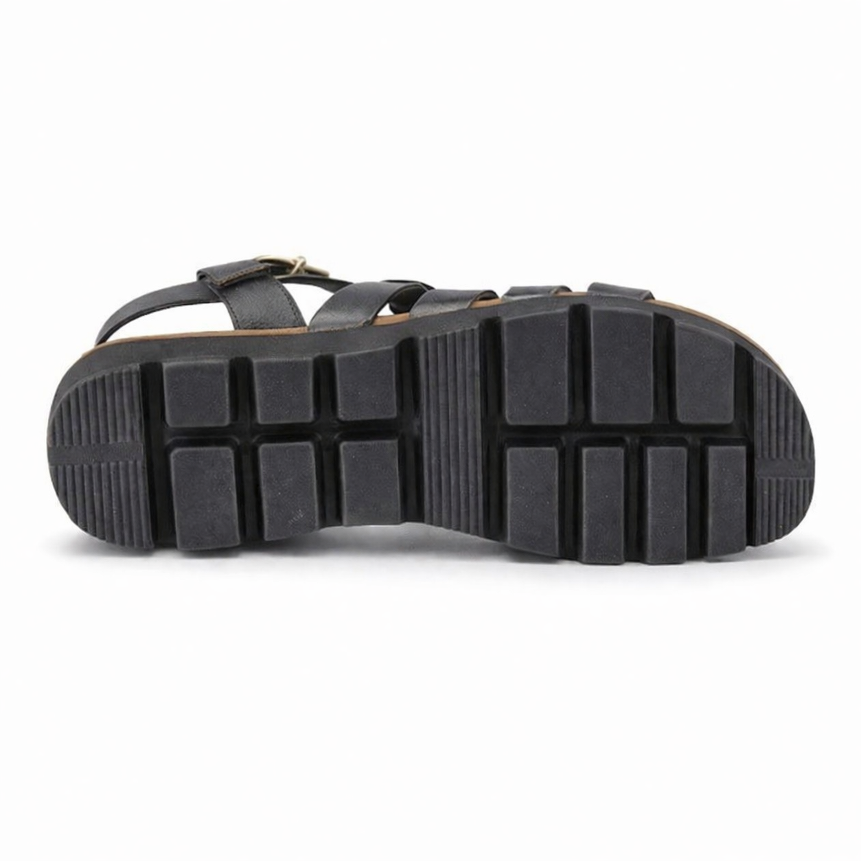 Cipriata AZIA Womens T-strap Sandals Black