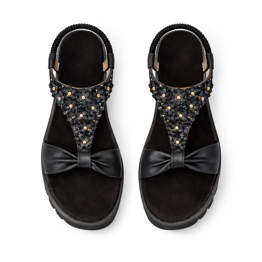 Cipriata SALVIA Womens Slingback Sandals Black