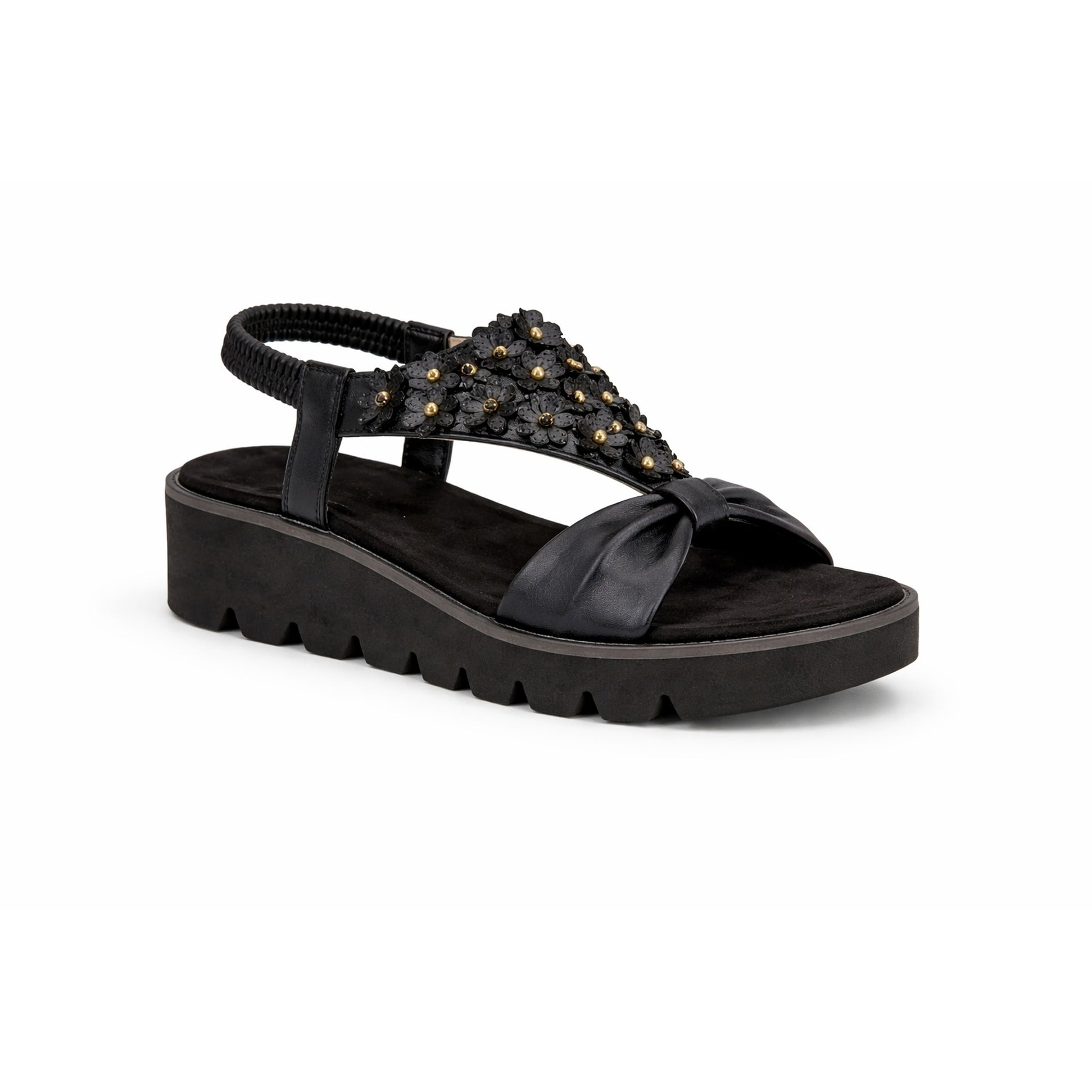 Cipriata SALVIA Womens Slingback Sandals Black