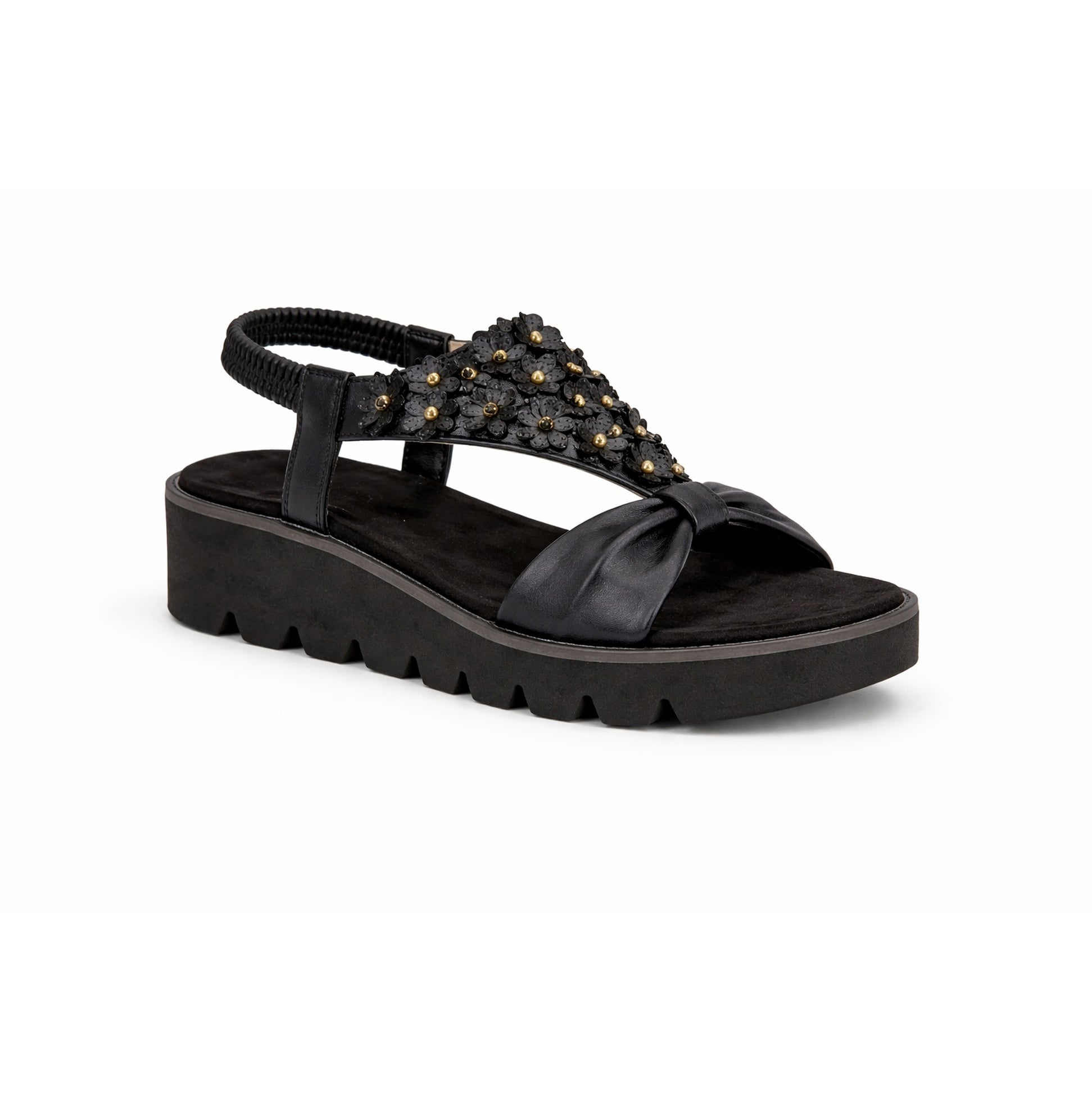 Cipriata SALVIA Womens Slingback Sandals Black