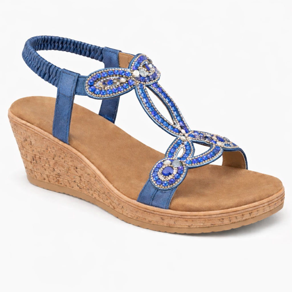Cipriata ORA Womens Slingback Sandals Blue