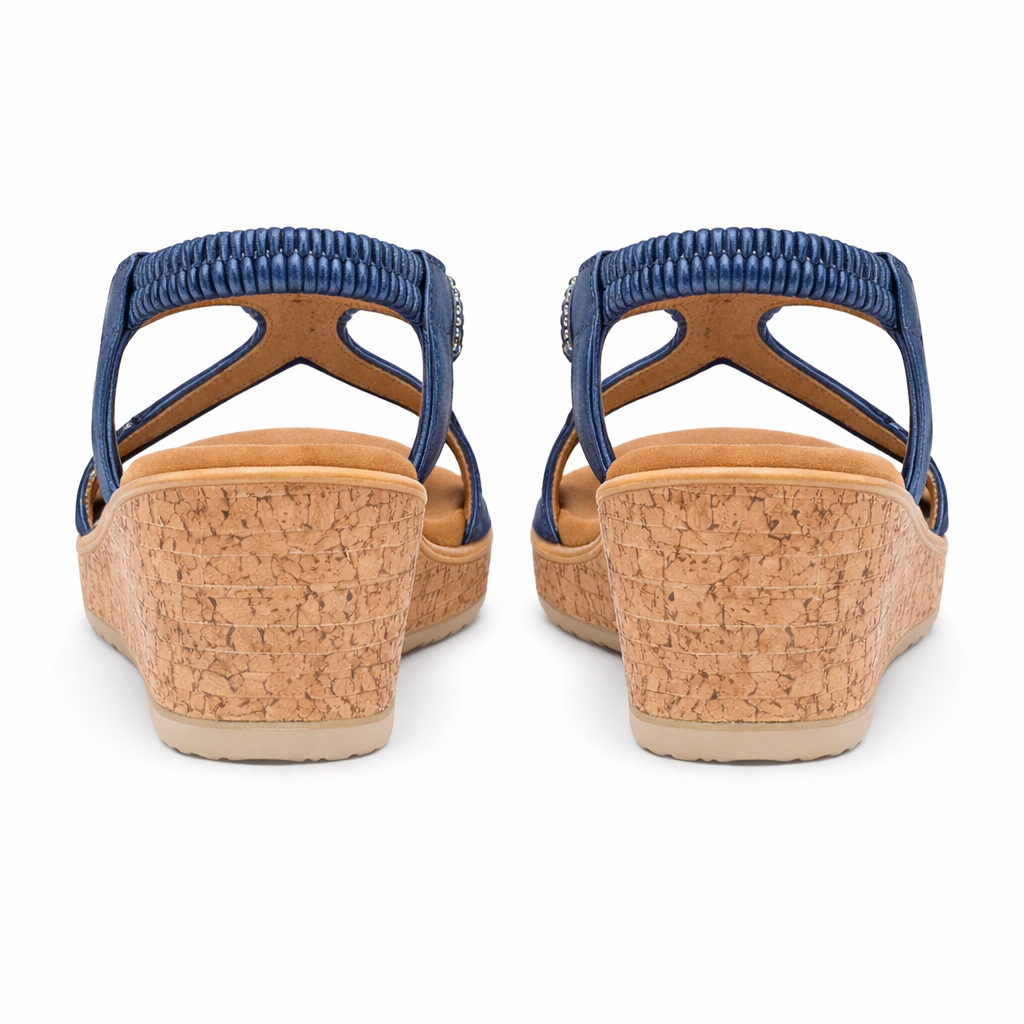 Cipriata ORA Womens Slingback Sandals Blue