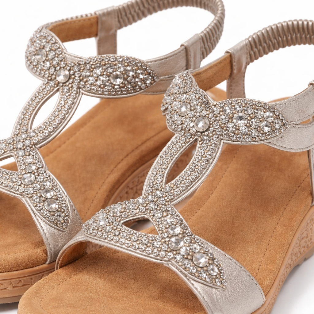 Cipriata ORA Womens Slingback Sandals Pewter