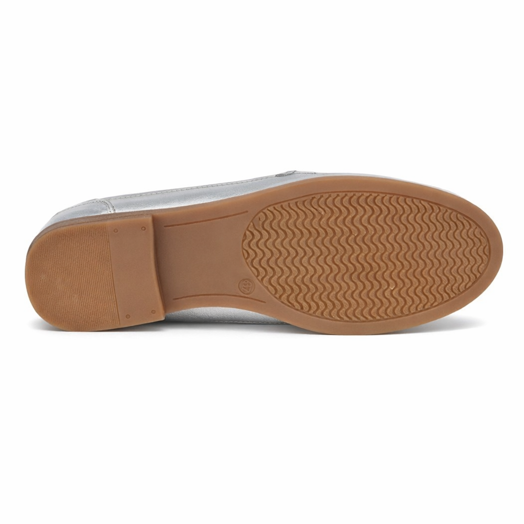 Cipriata NICOLOSA Womens Loafer Shoes Silver