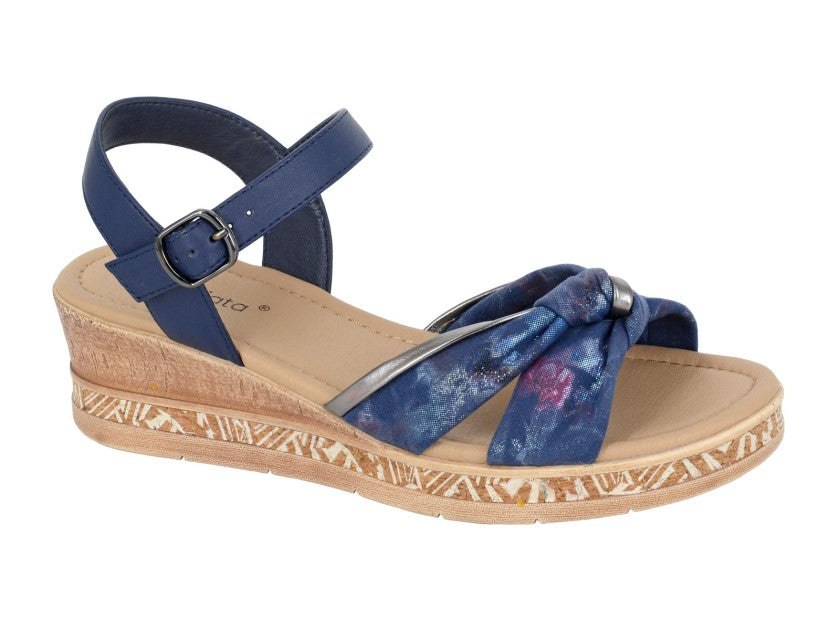 Cipriata SARINA Womens Ankle Strap Sandals Navy