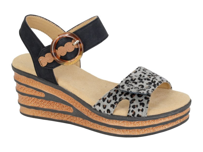 Cipriata DANTA Womens Ankle Strap Sandals Black