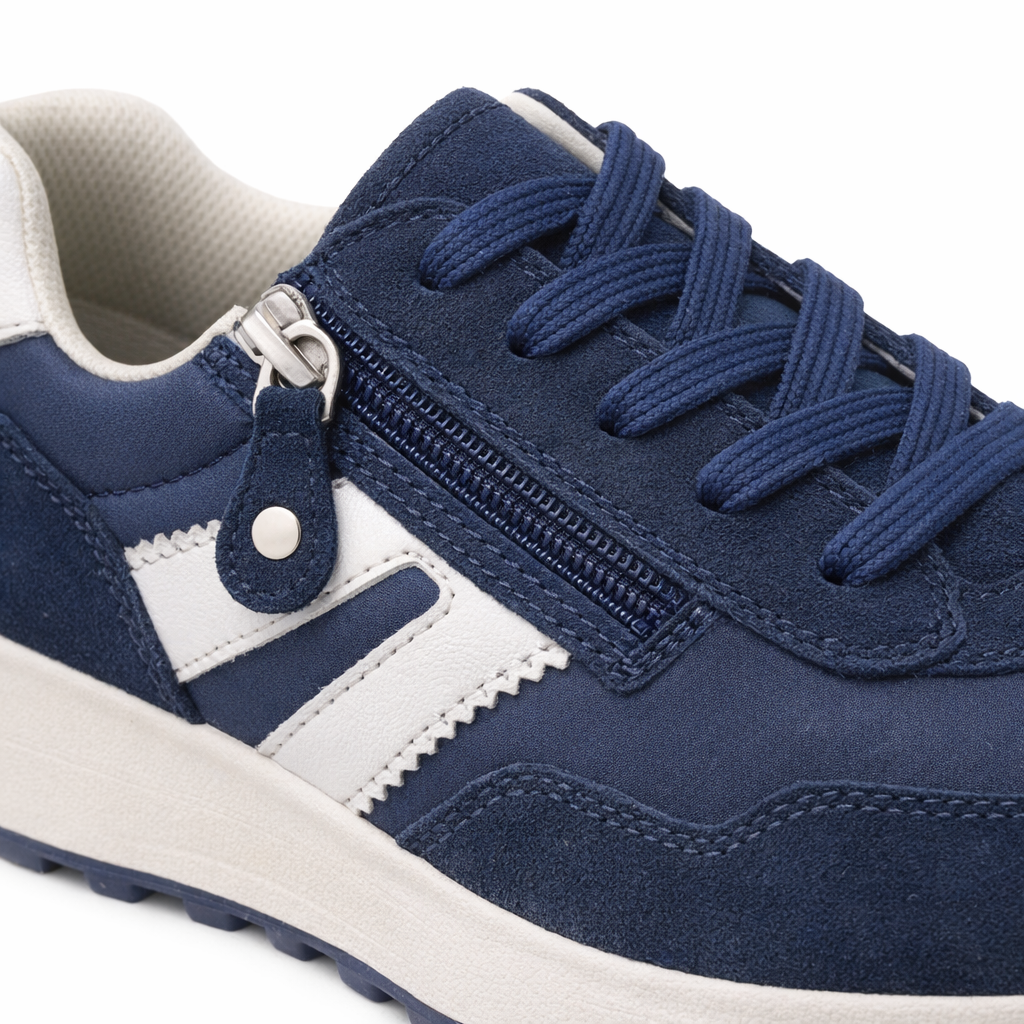 Cipriata FERRARA Womens Casual Trainers Navy
