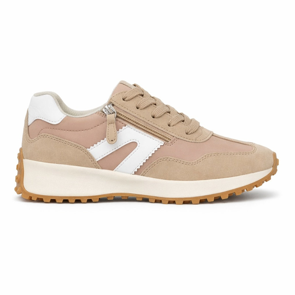 Cipriata FERRARA Womens Casual Trainers Light Taupe