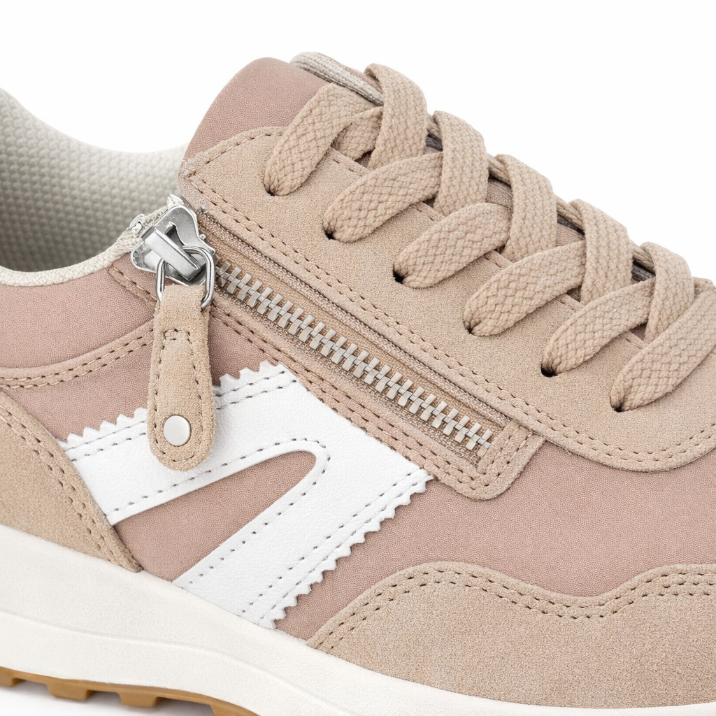 Cipriata FERRARA Womens Casual Trainers Light Taupe