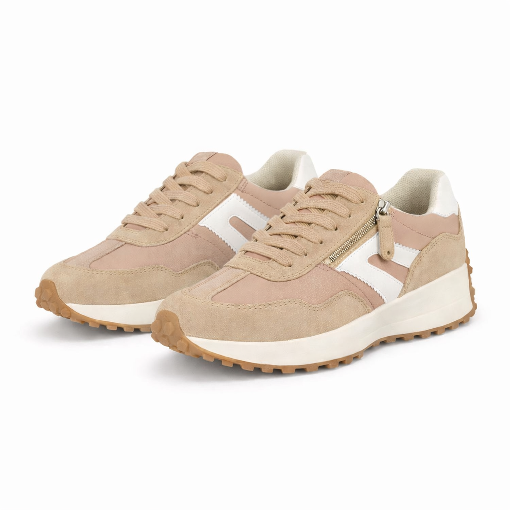 Cipriata FERRARA Womens Casual Trainers Light Taupe