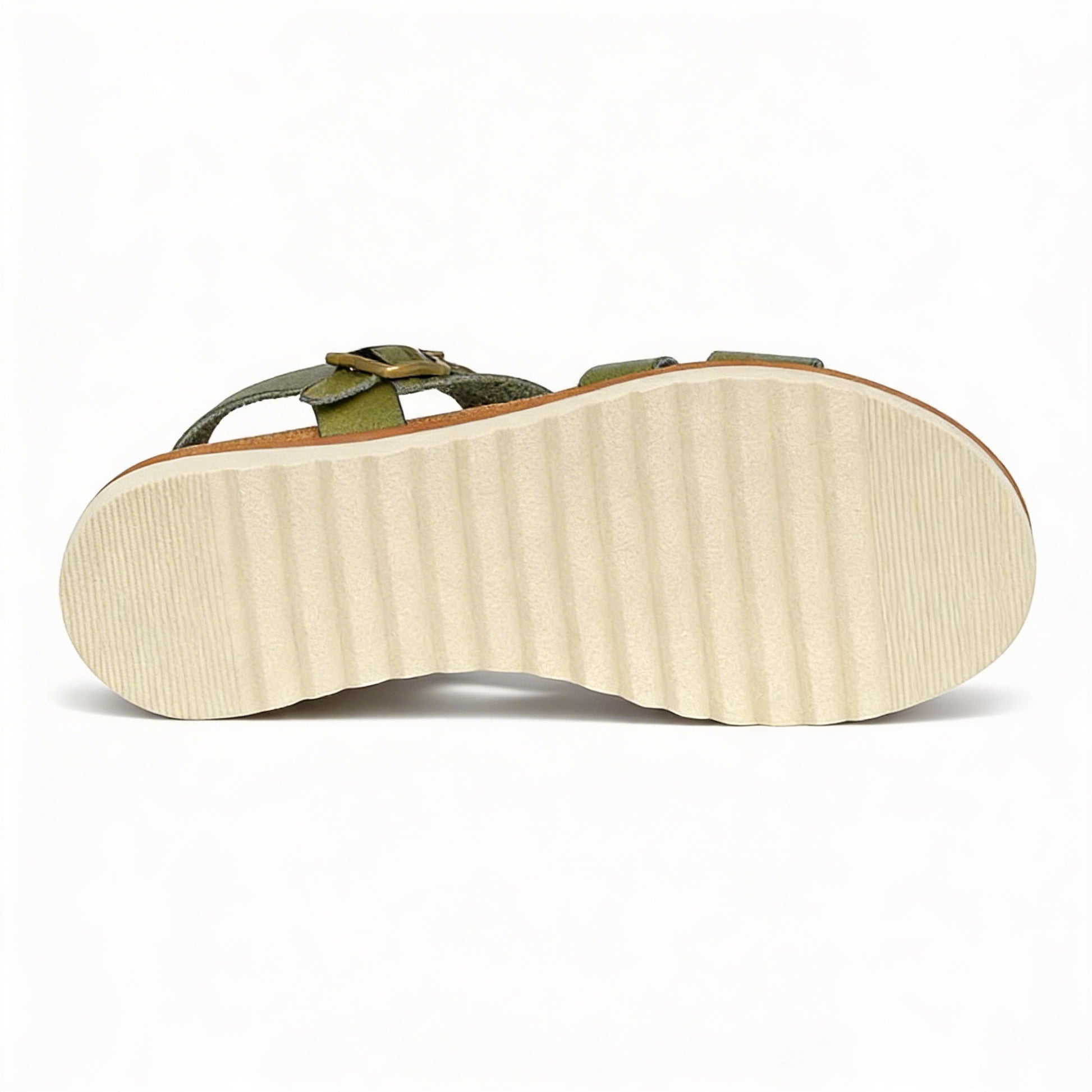 Cipriata OLVIA Womens Cross Strap Sandals Green