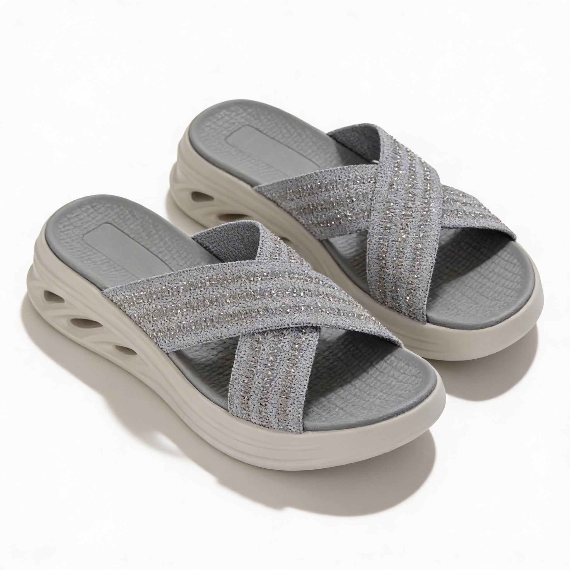 Cipriata ELINA Womens Mules Sandals Grey